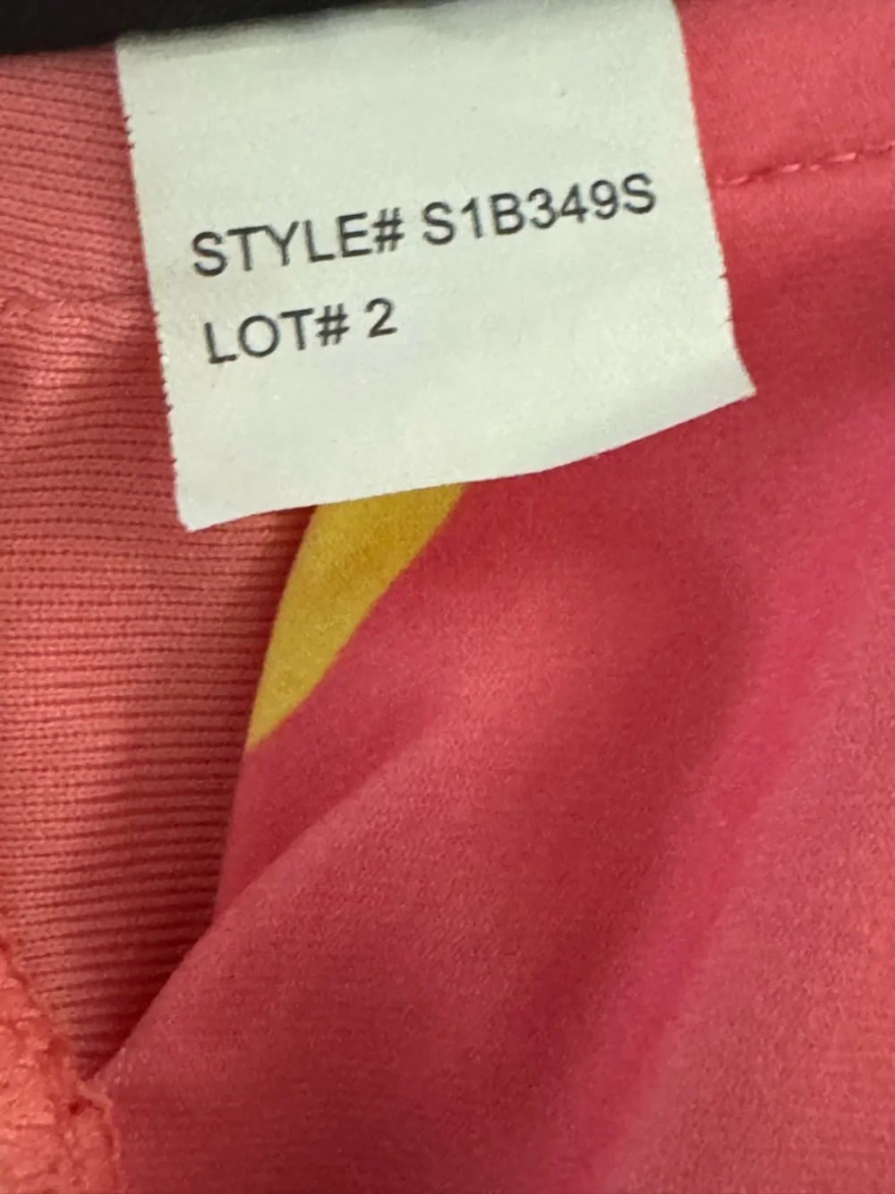 Kate Spade New York Size M Lemon Print Bikini Top